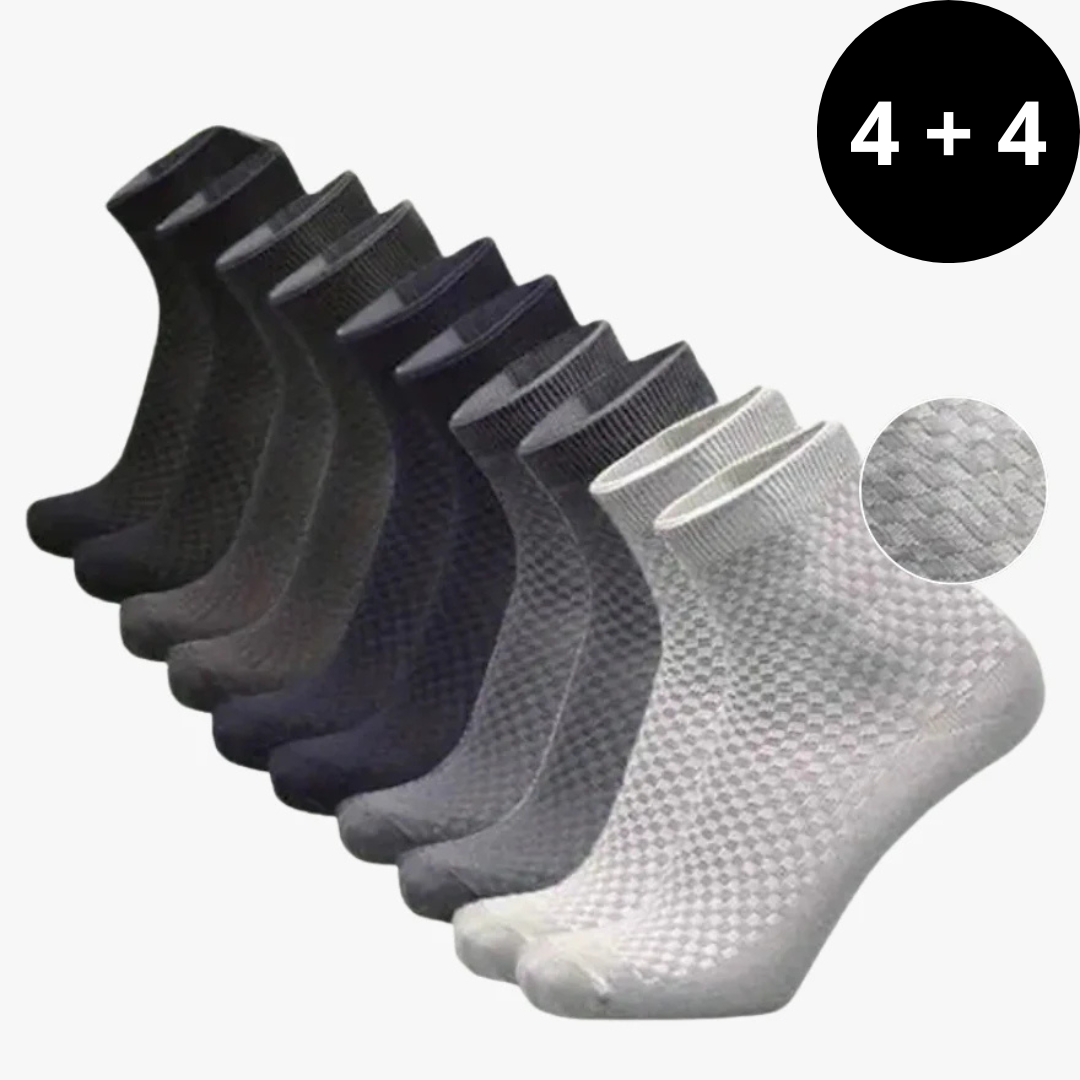 Calcetines de seda ultra cómodos, antiolor y transpirables. Compra 4 y llévate 8 gratis.